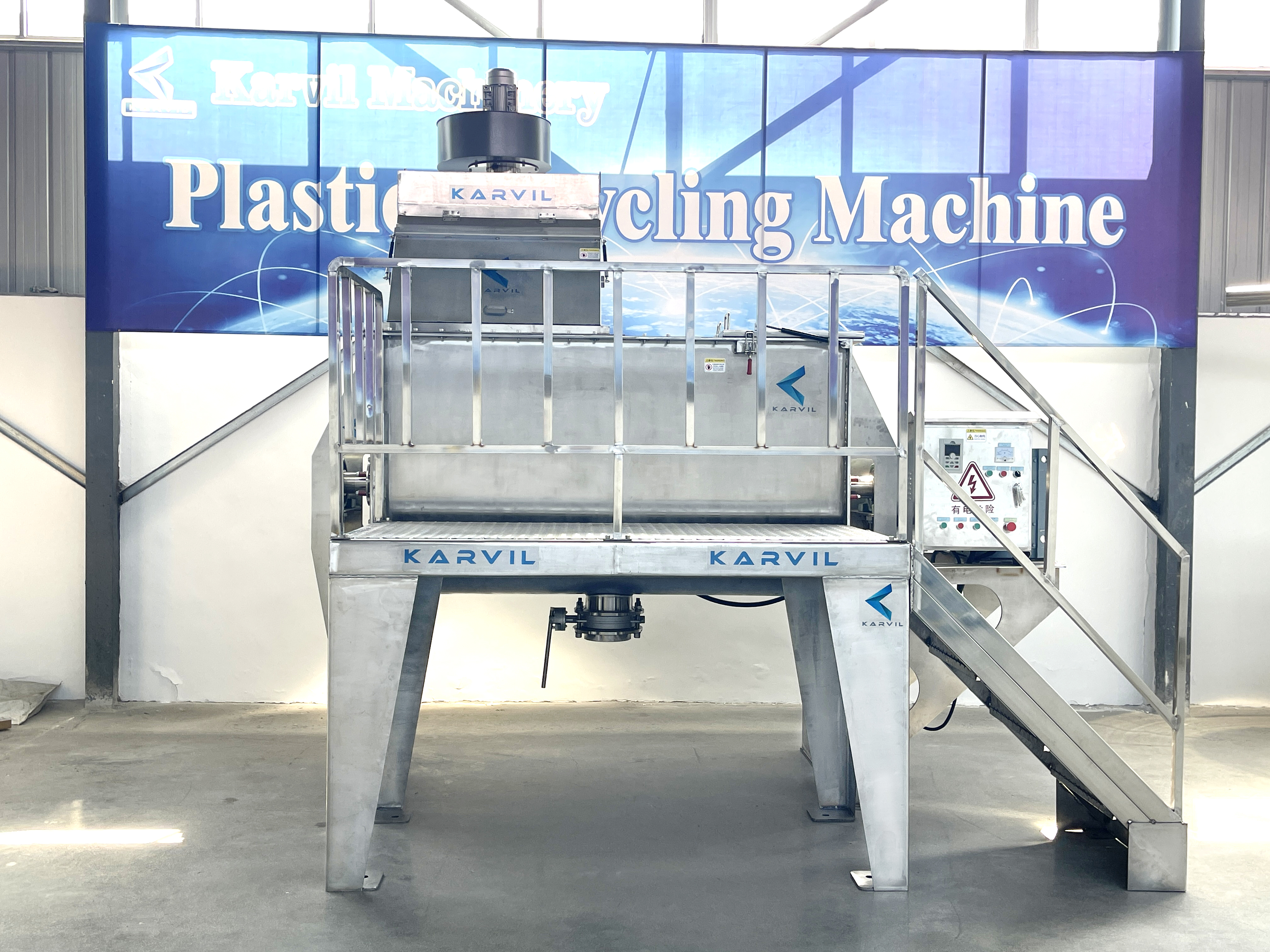 Un nouveau mélangeur à ruban expédié avec succès en Norvège 