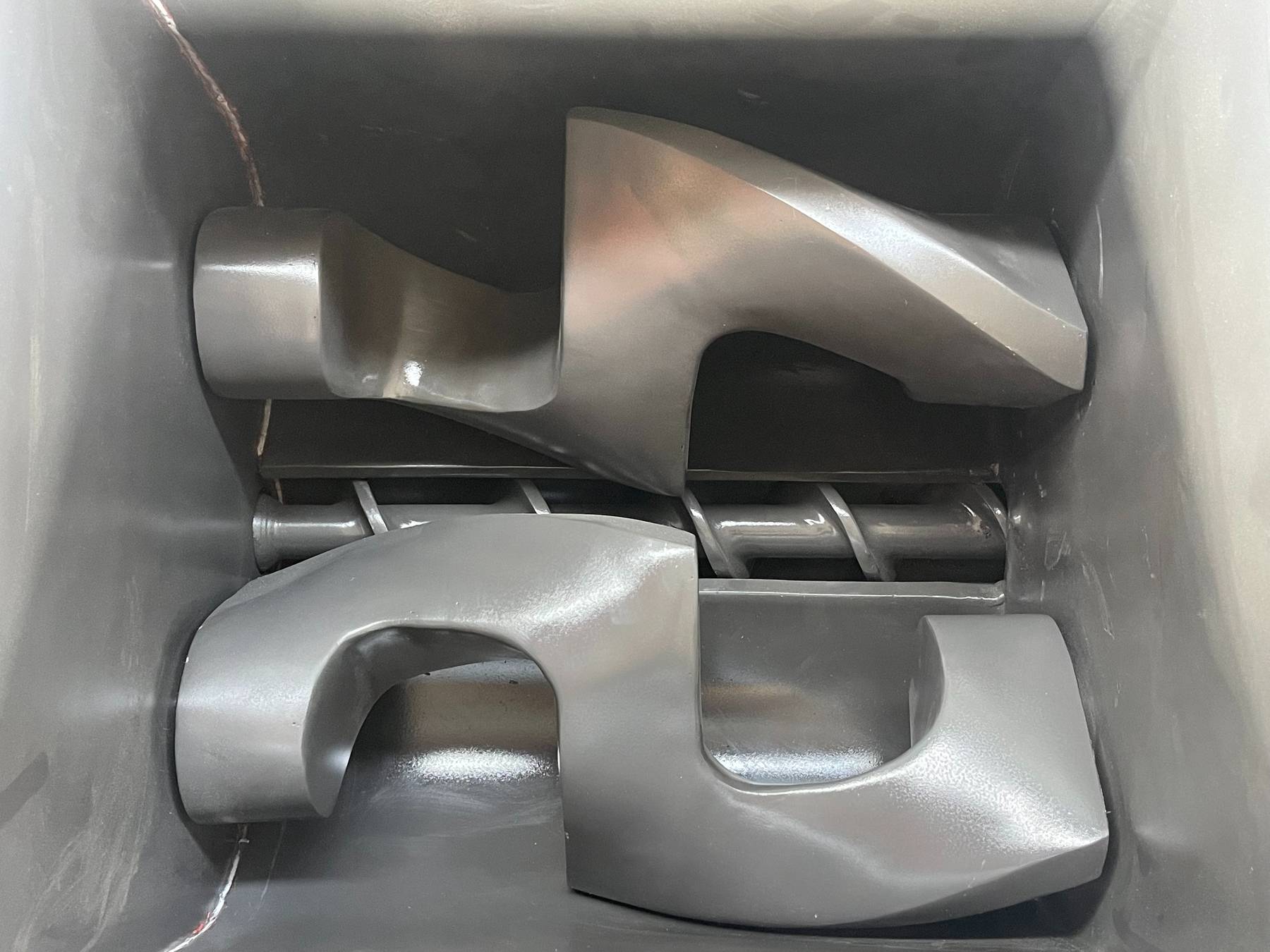 High-Wear-Screw-Discharge-Vacuum-Kneader (2) Pétrisseur sous vide à haute usure (2)