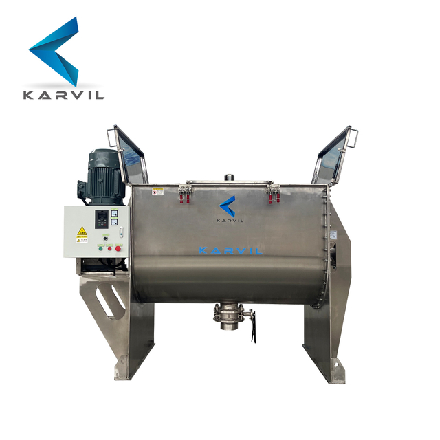 Machine à mélangeur de ruban